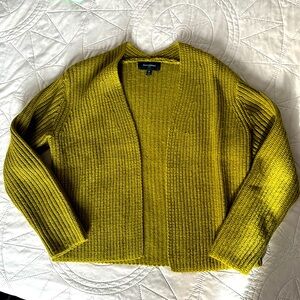 Green banana republic cardigan